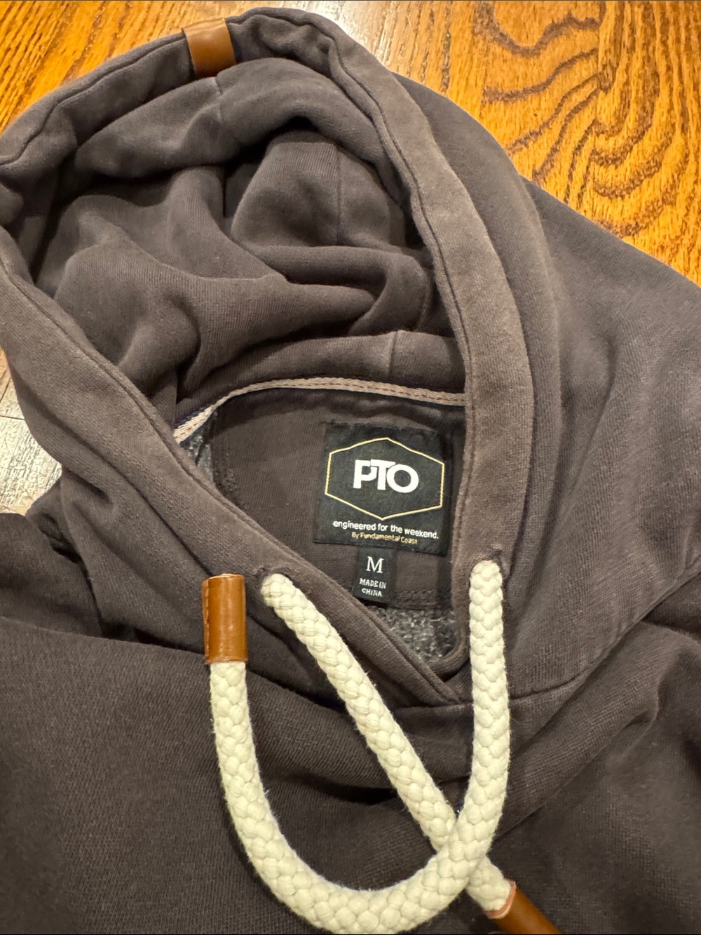 t/o Men's Charcoal Hooded Sweatshirt - M